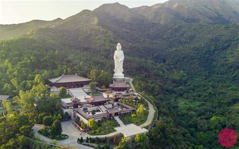 ¡El Templo de la Granja Guanyin: Una joya arquitectónica entre campos esmeralda y aguas cristalinas!